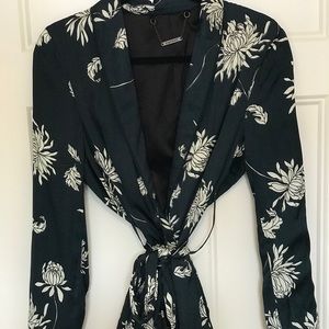 Anthropologie Silk Jacket